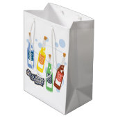 Sac Cadeau Moyen Graphique de boisson de levage Fizzy (Dos Angle)