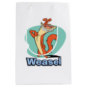 Sac Cadeau Moyen Graphique de caractères de fidélité de Weasel (Devant)