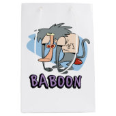 Sac Cadeau Moyen Graphique de caractères I.R. Baboon (Devant)