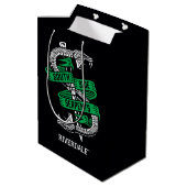 Sac Cadeau Moyen Graphique des serpents du côté sud (Dos Angle)