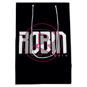 Sac Cadeau Moyen Graphisme du nom Robin Hi-Tech (Dos)