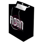 Sac Cadeau Moyen Graphisme nominatif Robin Hi-Tech (Devant Angle)