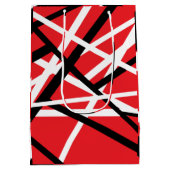 Sac Cadeau Moyen graphisme rouge, noir et blanc (Dos)