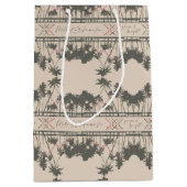 Sac Cadeau Moyen Green & Bright, style hawaïen Noël (Devant)