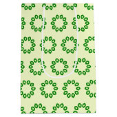 Sac Cadeau Moyen Green leaves (Dos)