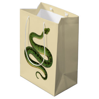 Sac Cadeau Moyen Green Snake