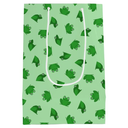 Sac Cadeau Moyen Grenouilles (Dos)