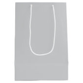 Sac Cadeau Moyen Grey Shell White Pearl Bridal Shower (Dos)