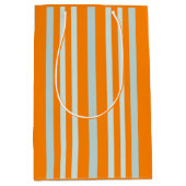 Sac Cadeau Moyen Gris Gris Gris Gris Gris Gris Sur Orange (Devant)