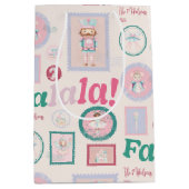 Sac Cadeau Moyen Groovy Nutcracker Retro Pastel Christmas (Devant)