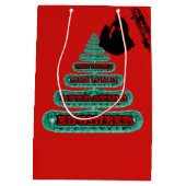 SAC CADEAU MOYEN GRUTIER DE OPÉRATION D'INGÉNIEUR DE JOYEUX NOËL (Dos)