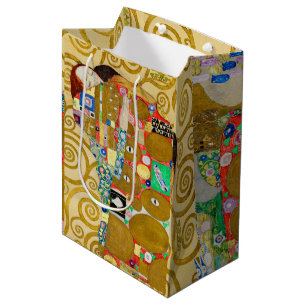 Sac Cadeau Moyen Gustav Klimt Exécution Nouveau Couple