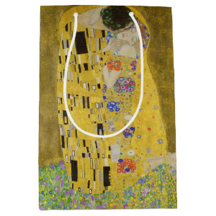 Sac Cadeau Moyen Gustav Klimt - Le baiser