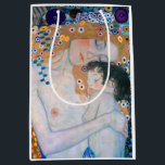 Sac Cadeau Moyen Gustav Klimt - Mère et Enfant<br><div class="desc">Mère et Enfant (détail de trois ans de femme) - Gustav Klimt,  Huile sur toile,  1905</div>