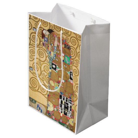 Sac Cadeau Moyen Gustav Klimt - Réalisation, Stoclet Frieze (Dos Angle)