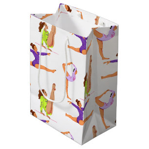 Sac Cadeau Moyen Gymnastique saut Cartwheel fête d'anniversaire Gif