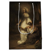 Sac Cadeau Moyen Hagar et l'Ange (par Carel Fabritius) (Dos)