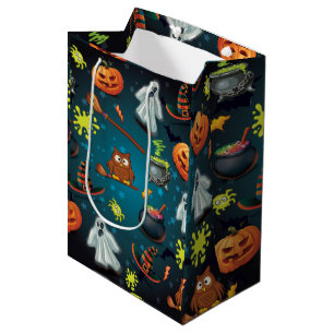 Sac Cadeau Moyen Halloween