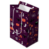 Sac Cadeau Moyen Halloween (Devant Angle)