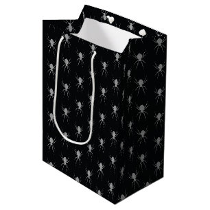Sac Cadeau Moyen Halloween argentée
