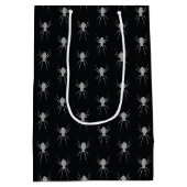 Sac Cadeau Moyen Halloween argentée (Dos)