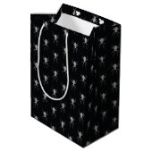 Sac Cadeau Moyen Halloween argentée (Dos Angle)