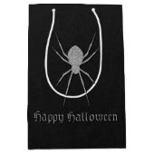 Sac Cadeau Moyen Halloween argentée (Devant)