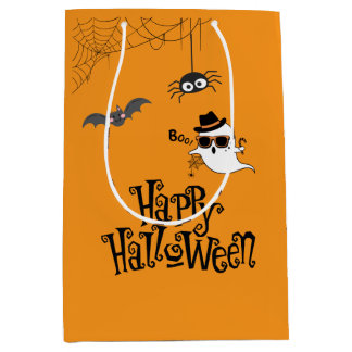 Sac Cadeau Moyen Halloween Éffrayante et mignonne