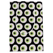 Sac Cadeau Moyen Halloween Eyeball effrayant (Devant)