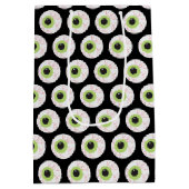 Sac Cadeau Moyen Halloween Eyeball effrayant (Dos)