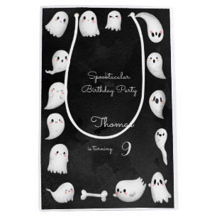 Sac Cadeau Moyen Halloween fantômes spooktacular anniversaire de en