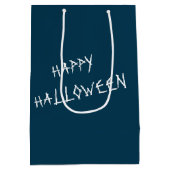 Sac Cadeau Moyen Halloween Jack-o-lanterne à Woods (Dos)