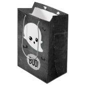 Sac Cadeau Moyen Halloween Kawaii Ghost (Devant Angle)