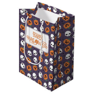 Sac Cadeau Moyen Halloween Kawaii Motif
