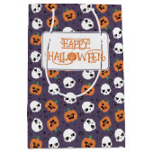 Sac Cadeau Moyen Halloween Kawaii Motif (Devant)