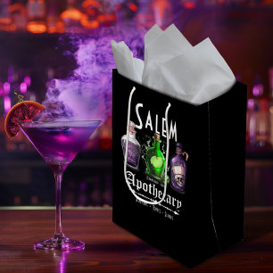Sac Cadeau Moyen Halloween Salem Potions appothécaires Toniques Eli