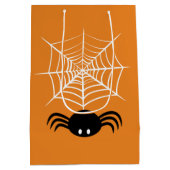 Sac Cadeau Moyen Halloween Spider Web (Dos)