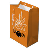 Sac Cadeau Moyen Halloween Spider Web (Dos Angle)