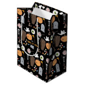 Sac Cadeau Moyen Halloween Trick ou Treat (Dos Angle)