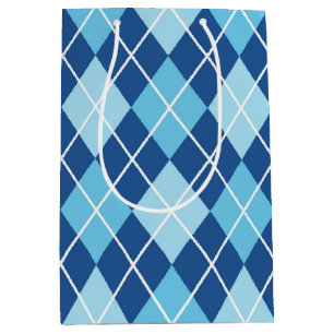Sac Cadeau Moyen Hanukkah Argyle
