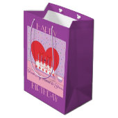 Sac Cadeau Moyen Happy Birthday, From My Heart to Yours II: (Dos Angle)