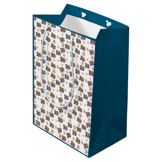Sac Cadeau Moyen Happy Birthday wrapping paper (Dos Angle)