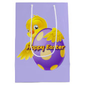 Sac Cadeau Moyen Happy Easter Chick  (Dos)