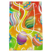 Sac Cadeau Moyen Happy Easter Eggs Festive Pattern (Dos)