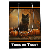 Sac Cadeau Moyen Happy Halloween Black Cat Collection (Dos)