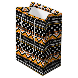 Sac Cadeau Moyen Happy Halloween Motif moderne