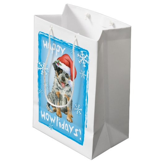 Sac Cadeau Moyen Happy Howlidays ACD (Dos Angle)