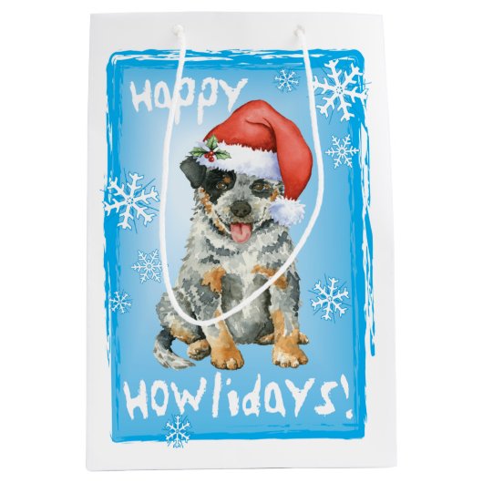 Sac Cadeau Moyen Happy Howlidays ACD (Devant)