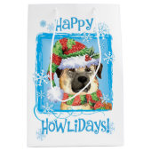 Sac Cadeau Moyen Happy Howlidays Anatolian Shepherd Medium Cadeau S (Devant)