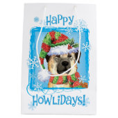 Sac Cadeau Moyen Happy Howlidays Anatolian Shepherd Medium Cadeau S (Dos)
